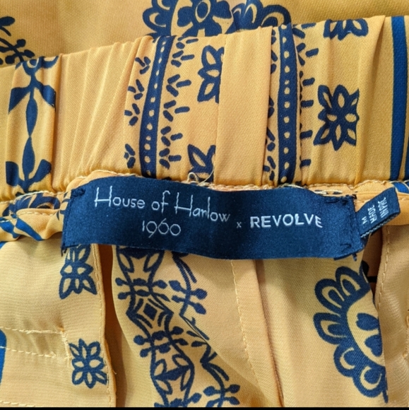 HOUSE OF HARLOW 1960 X REVOLVE 2 SET Joni Pants & Jane Blouse Inca Tribal Print - Picture 12 of 15